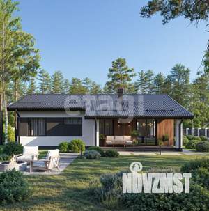 Дом 77м², 1-этажный, участок 100 сот.