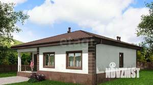 Дом 111м&sup2;, 1-этажный, участок 8 сот.  