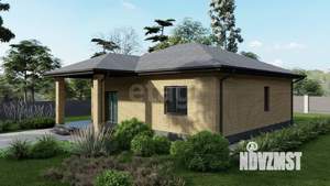 Дом 69м&sup2;, 1-этажный, участок 10 сот.  