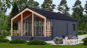 Дом 75м&sup2;, 1-этажный, участок 10 сот.  