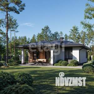 Дом 77м&sup2;, 1-этажный, участок 10 сот.  