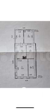 Дом 60м&sup2;, 1-этажный, участок 6 сот.  