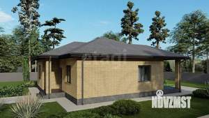 Дом 69м&sup2;, 1-этажный, участок 10 сот.  