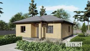 Дом 69м&sup2;, 1-этажный, участок 10 сот.  