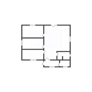 Дом 90м&sup2;, 1-этажный, участок 5 сот.  