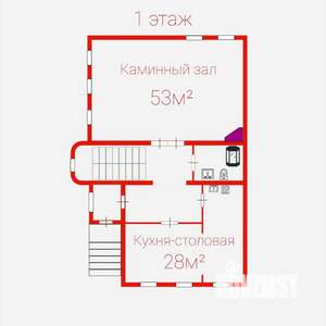 Дом 463м², 2-этажный, участок 10 сот.  