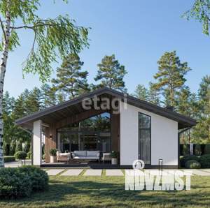 Дом 77м&sup2;, 1-этажный, участок 10 сот.  