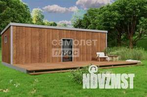 Дом 55м&sup2;, 1-этажный, участок 10 сот.  