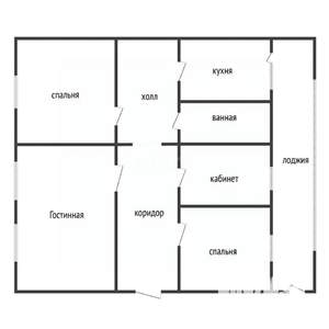 Дом 120м&sup2;, 1-этажный, участок 7 сот.  