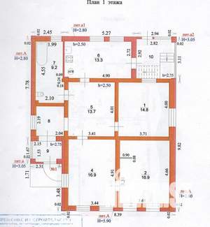 Дом 186м², 2-этажный, участок 15 сот.  
