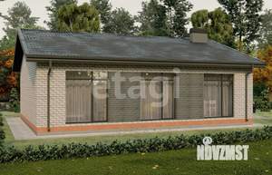 Дом 90м&sup2;, 1-этажный, участок 10 сот.  