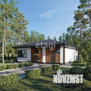 Дом 77м&sup2;, 1-этажный, участок 10 сот.  