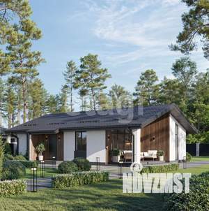 Дом 77м&sup2;, 1-этажный, участок 10 сот.  