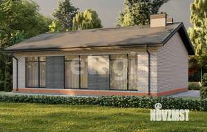 Дом 90м&sup2;, 1-этажный, участок 10 сот.  