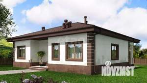 Дом 111м&sup2;, 1-этажный, участок 8 сот.  