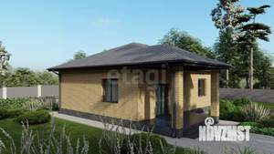 Дом 69м&sup2;, 1-этажный, участок 10 сот.  