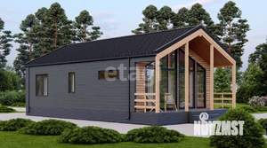 Дом 75м&sup2;, 1-этажный, участок 10 сот.  