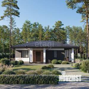 Дом 95м&sup2;, 1-этажный, участок 10 сот.  