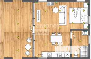 Дом 59м&sup2;, 1-этажный, участок 10 сот.  