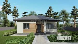 Дом 69м&sup2;, 1-этажный, участок 10 сот.  