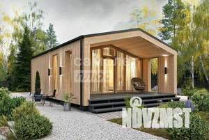 Дом 59м&sup2;, 1-этажный, участок 10 сот.  