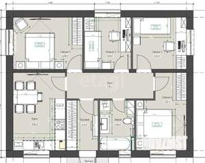 Дом 96м&sup2;, 1-этажный, участок 15 сот.  