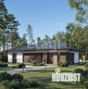 Дом 77м&sup2;, 1-этажный, участок 10 сот.  