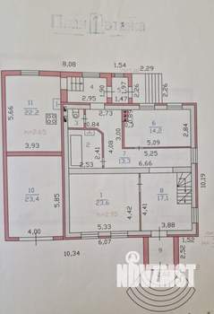 Дом 347м², 2-этажный, участок 11 сот.  