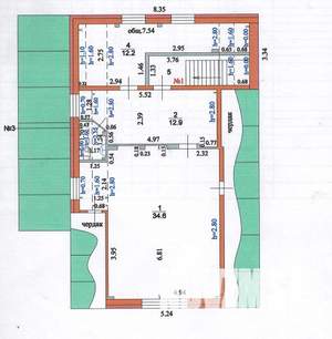 Дом 186м&sup2;, 2-этажный, участок 15 сот.  