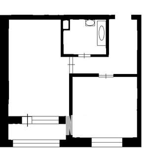 1-к квартира, на длительный срок, 44м2, 10/10 этаж