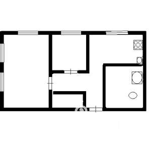 2-к квартира, на длительный срок, 44м2, 1/6 этаж