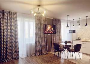 1-к квартира, посуточно, 33м2, 1/1 этаж