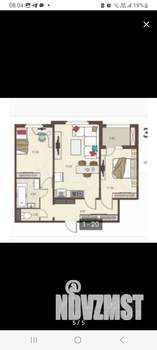 2-к квартира, на длительный срок, 44м2, 8/17 этаж