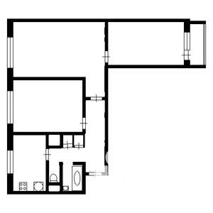 3-к квартира, на длительный срок, 63м2, 7/9 этаж