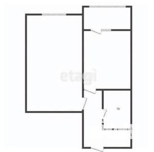 2-к квартира, вторичка, 49м2, 2/10 этаж