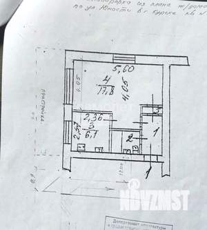 1-к квартира, вторичка, 31м2, 1/4 этаж