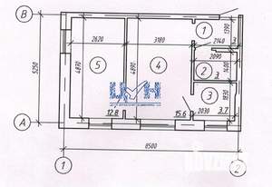 2-к квартира, вторичка, 39м2, 1/2 этаж