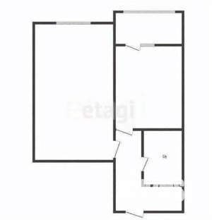 2-к квартира, вторичка, 39м2, 13/18 этаж