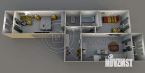 2-к квартира, вторичка, 67м2, 5/18 этаж