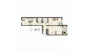 2-к квартира, вторичка, 65м2, 11/18 этаж