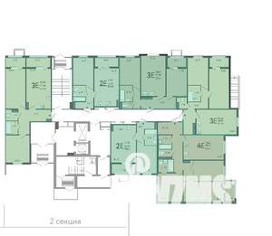 1-к квартира, вторичка, 40м2, 1/17 этаж