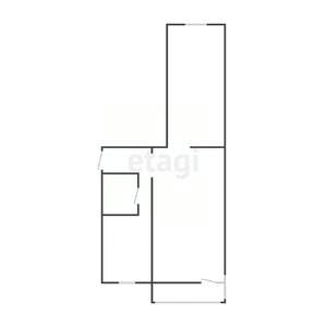 2-к квартира, вторичка, 47м2, 5/5 этаж