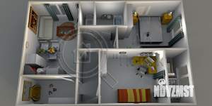 2-к квартира, вторичка, 67м2, 6/18 этаж