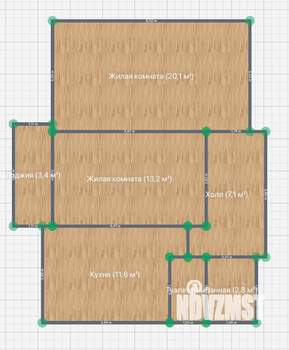 2-к квартира, вторичка, 57м2, 7/10 этаж