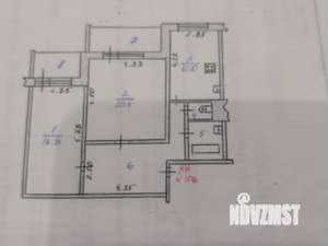 2-к квартира, вторичка, 72м2, 9/9 этаж