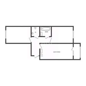 2-к квартира, вторичка, 65м2, 3/17 этаж