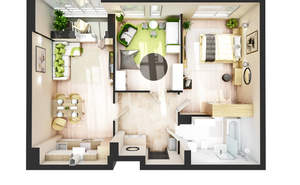 3-к квартира, вторичка, 68м2, 21/21 этаж