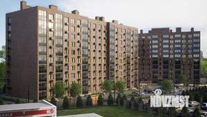 1-к квартира, строящийся дом, 46м2, 9/10 этаж