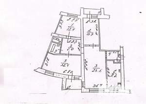 4-к квартира, вторичка, 94м2, 7/9 этаж