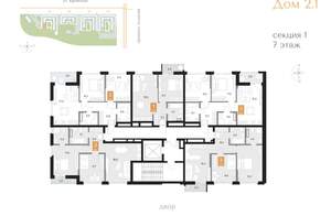 2-к квартира, вторичка, 60м2, 7/16 этаж